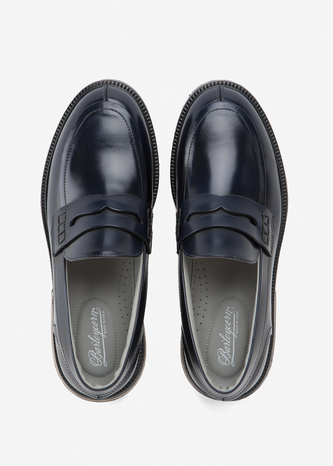 BARLEYCORN UW20A8890MBC11KB LOAFER Air Mocassin Blue Leather - Atelier Fratelli Carbè