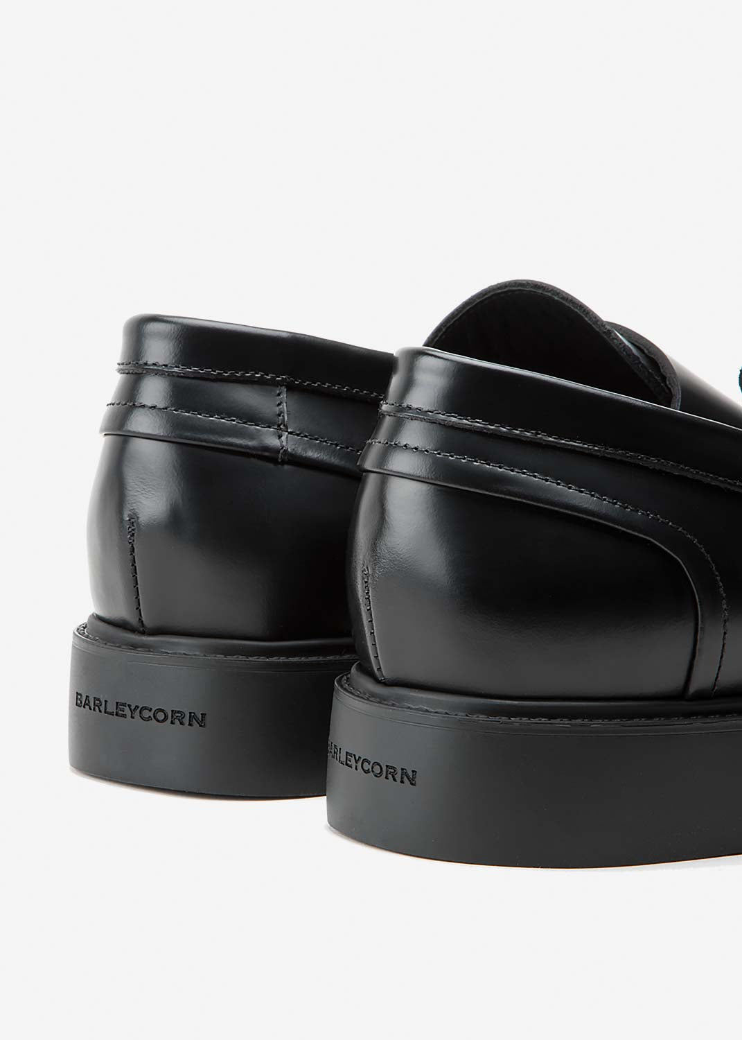 BARLEYCORN SL8922MBC00B LOAFER Sleek Moccasin Black Leather - Atelier Fratelli Carbè