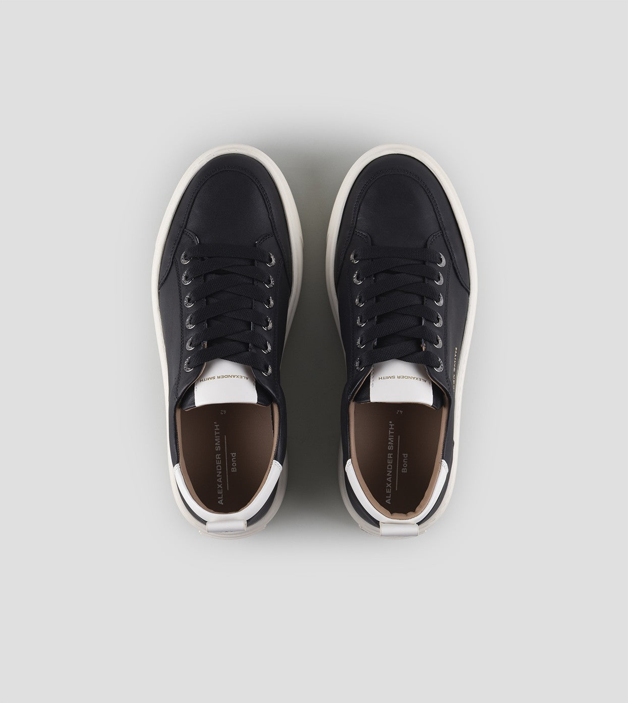 ALEXANDER SMITH ASBCBDM 3298BWT  SNEAKER BOND MAN BLACK WHITE