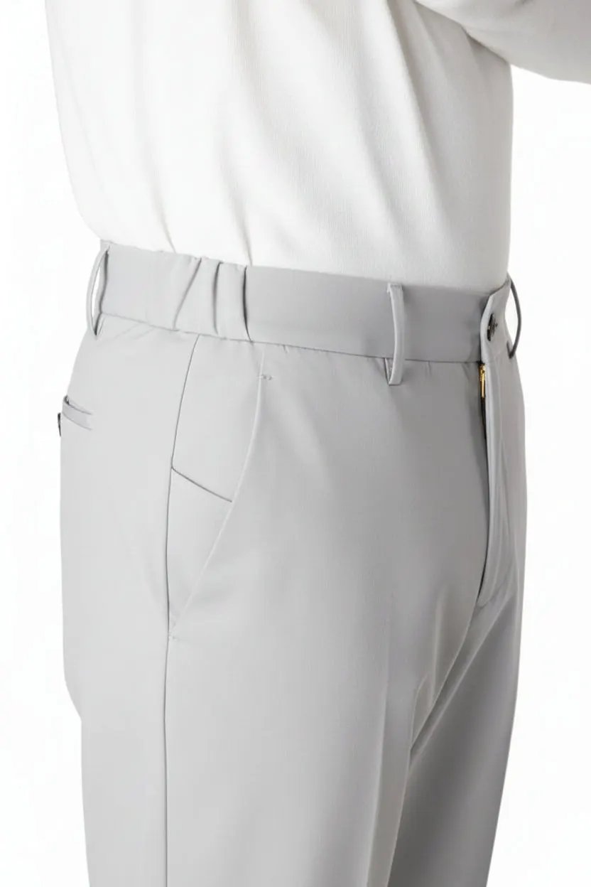 BERWICH MORELLO ELAX CRASOSILK CHALK TROUSER TX AMERICA VITA ELAST by BERWICH