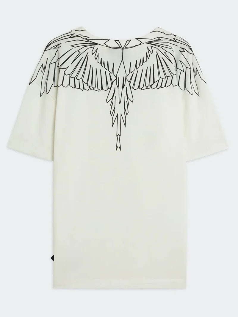 COUNTY OF MILAN F5CAMA TH003 002 T-SHIRT M.C. STAMPA NEGATIVO - Atelier Fratelli Carbè