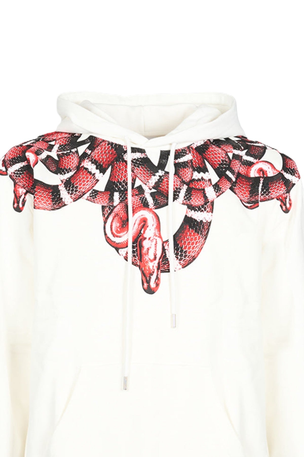 COUNTY OF MILAN F5CAMA HS034 013 HOODIE SEPENTE ROSSO - Atelier Fratelli Carbè