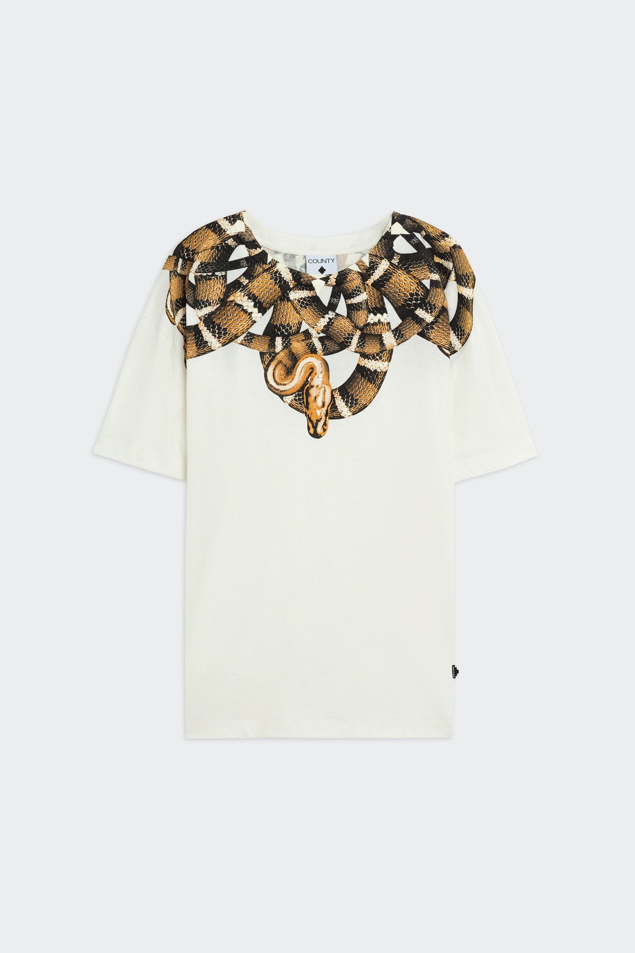 COUNTY OF MILAN F5CAMA TH038 013 T-SHIRT M.C. SERPENTE ORO - Atelier Fratelli Carbè