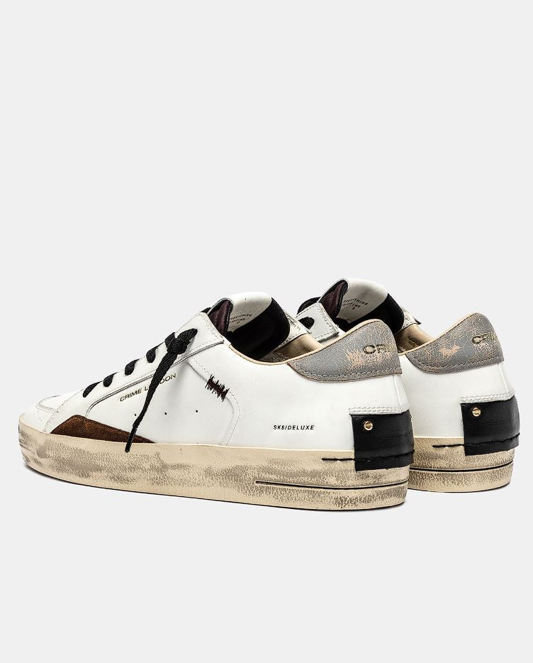 CRIME LONDON 11104AA8.10 SNEAKER SK8 DELUXE OAK FOG - Atelier Fratelli Carbè