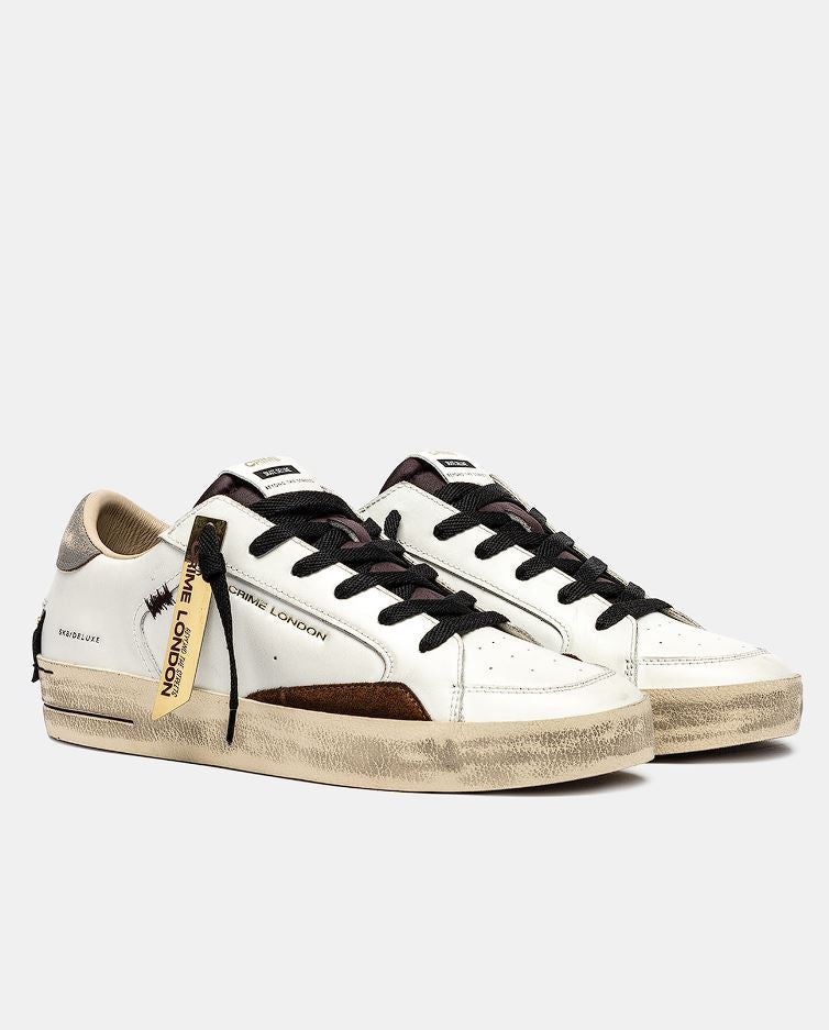 CRIME LONDON 11104AA8.10 SNEAKER SK8 DELUXE OAK FOG - Atelier Fratelli Carbè