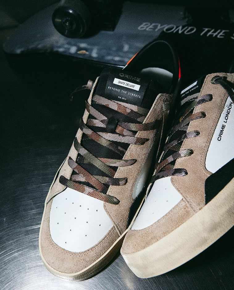 CRIME LONDON 11106AA8 10 SK8 DELUXE BURNT CAMO - Atelier Fratelli Carbè