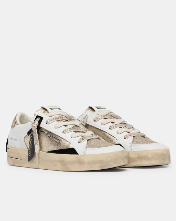 CRIME LONDON SKATE 23105AA9.26 SNEAKER PLATINUM ORBIT by CRIME LONDON