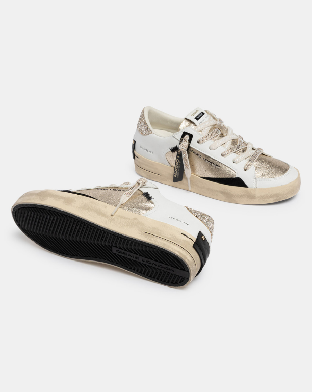 CRIME LONDON SKATE 23105AA9.26 SNEAKER PLATINUM ORBIT by CRIME LONDON