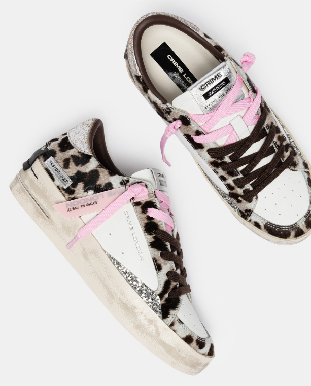CRIME LONDON SKATE 23151AA9.68 SNEAKER PINK HYENA by CRIME LONDON