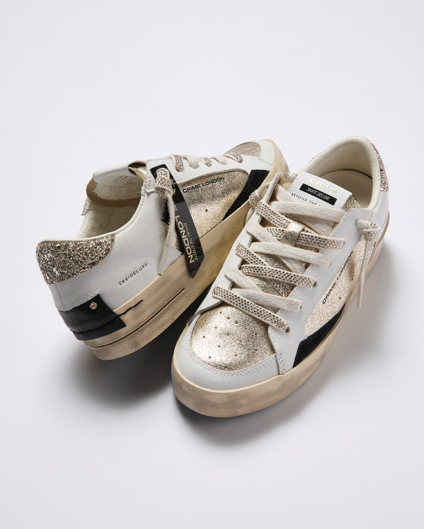 CRIME LONDON SKATE 23105AA9.26 SNEAKER PLATINUM ORBIT by CRIME LONDON