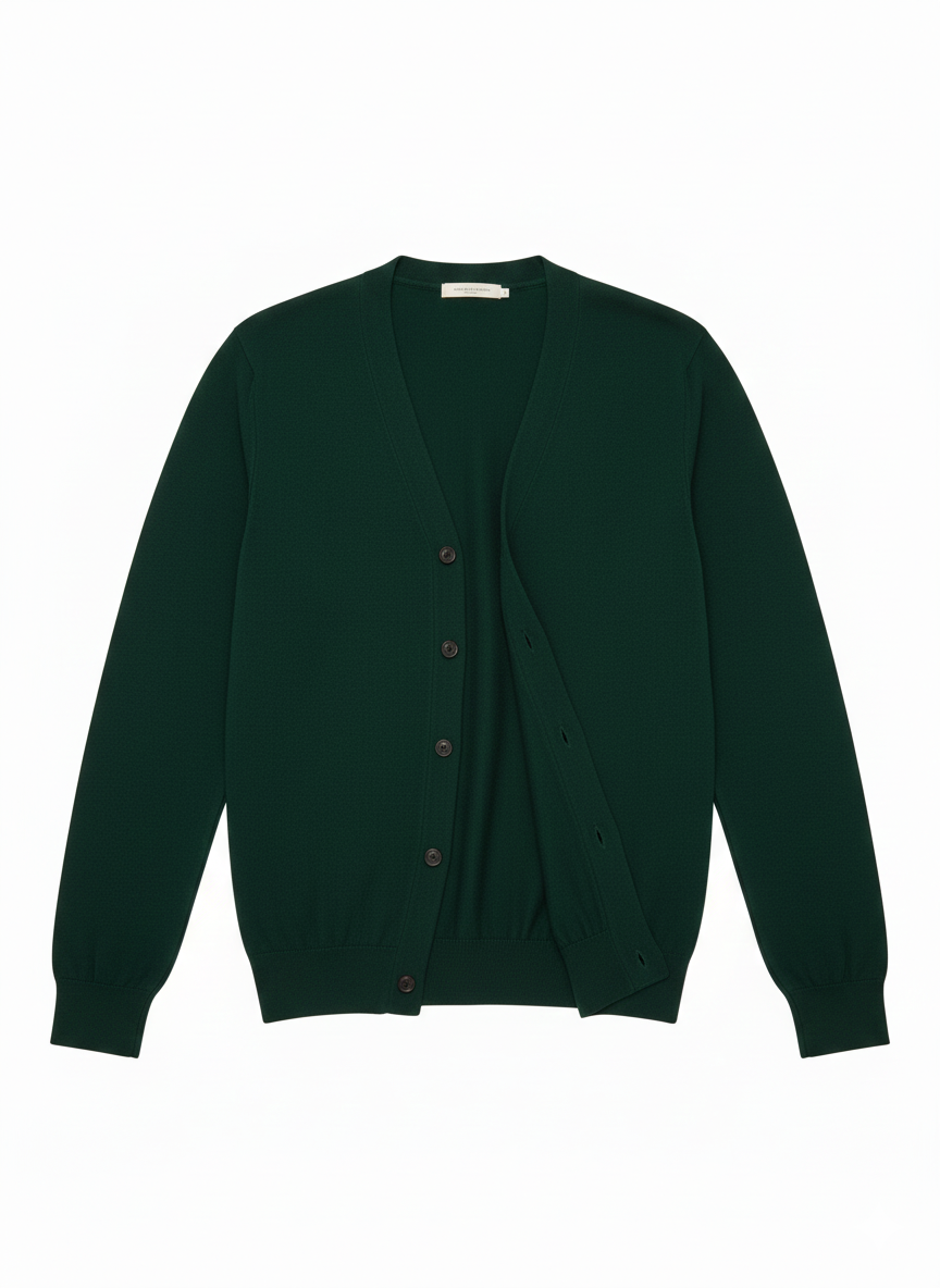 DIKTAT DK97004 VERDE BOSCO CARDIGAN - Atelier Fratelli Carbè