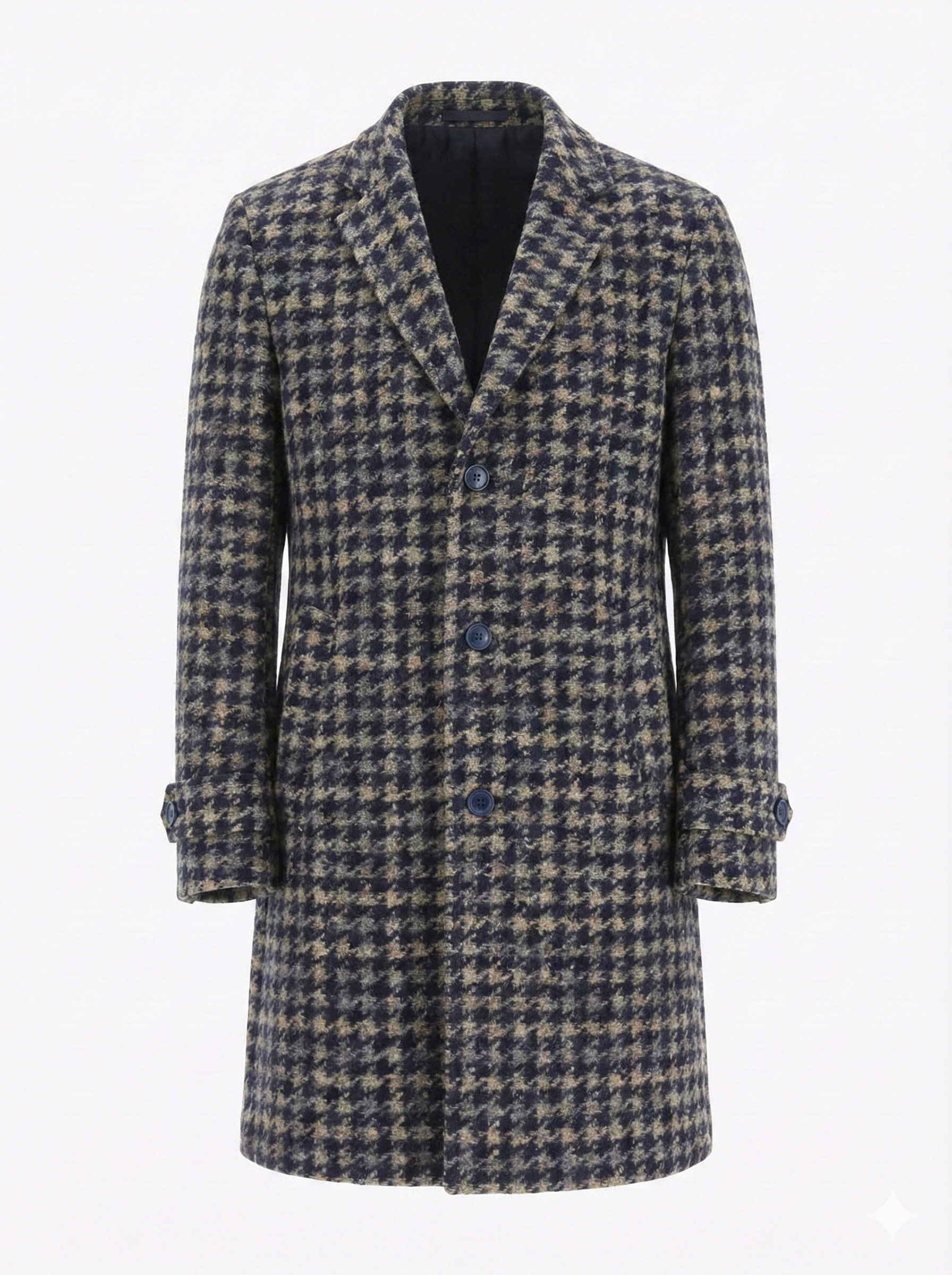DISTRETTO12 CP1564 T083 003 COAT RAGLAN COAT CARDIFF PIED PULL - Atelier Fratelli Carbè