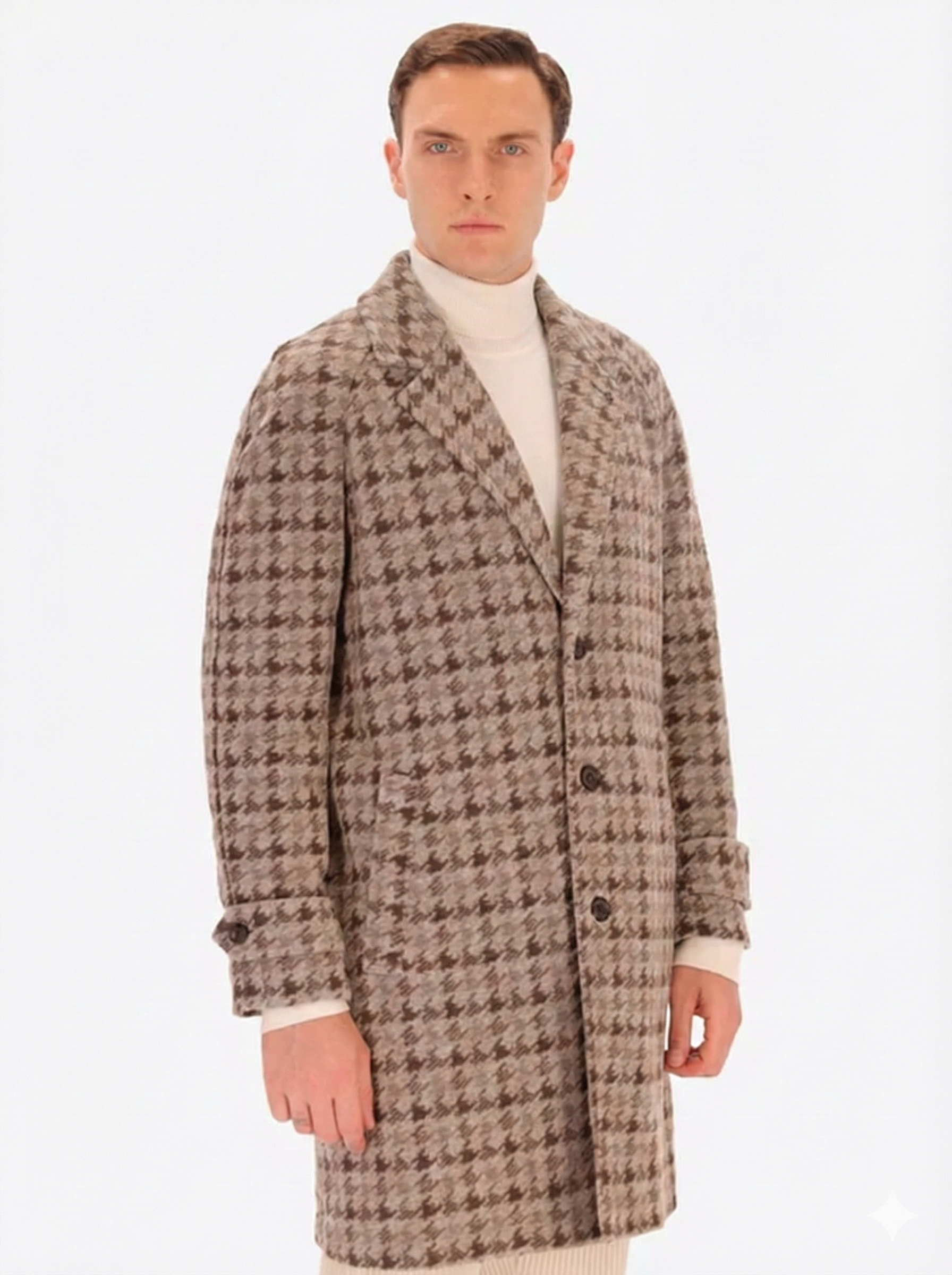 DISTRETTO12 CP1564 T083 025 COAT RAGLAN COAT CARDIFF PIED PULL - Atelier Fratelli Carbè
