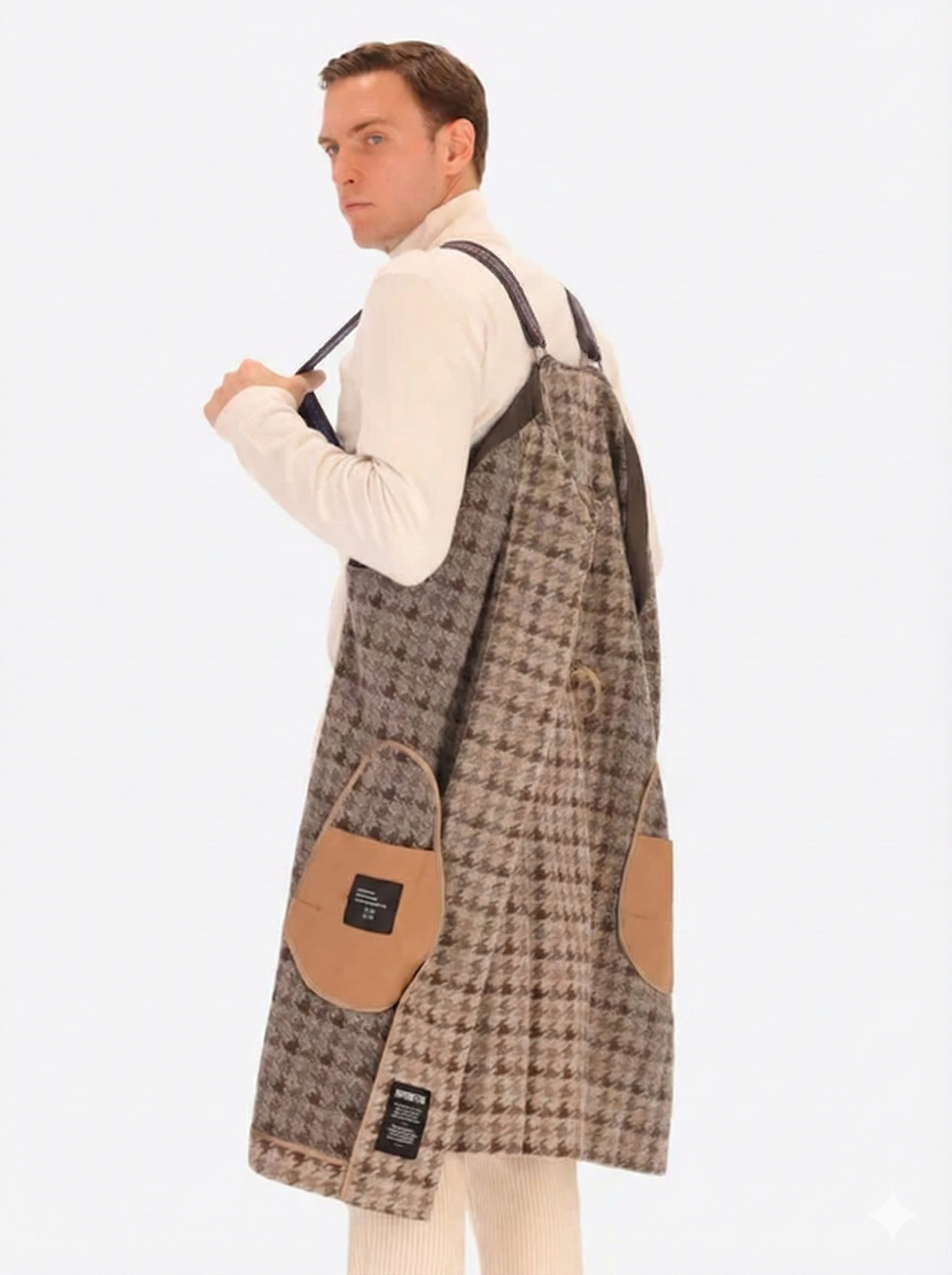 DISTRETTO12 CP1564 T083 025 COAT RAGLAN COAT CARDIFF PIED PULL - Atelier Fratelli Carbè