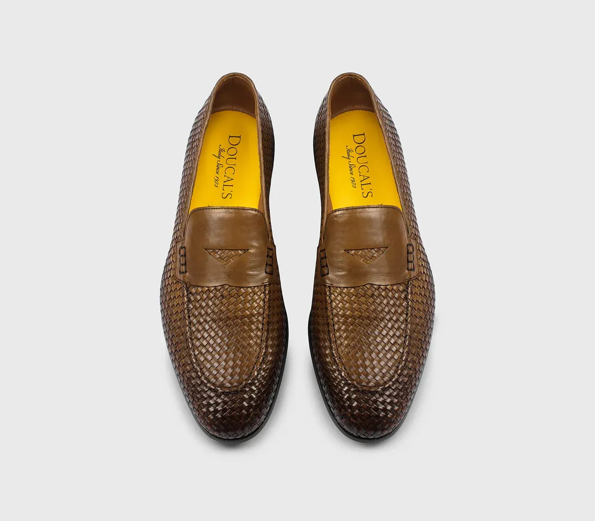 DOUCAL'S DU3265PANNUF262TM00 LOAFER PENNY ADLER INTRECCIO PELLE - Atelier Fratelli Carbè