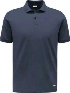 Polo uomo blu navy manica corta, stile casual elegante, abbigliamento Made in Italy