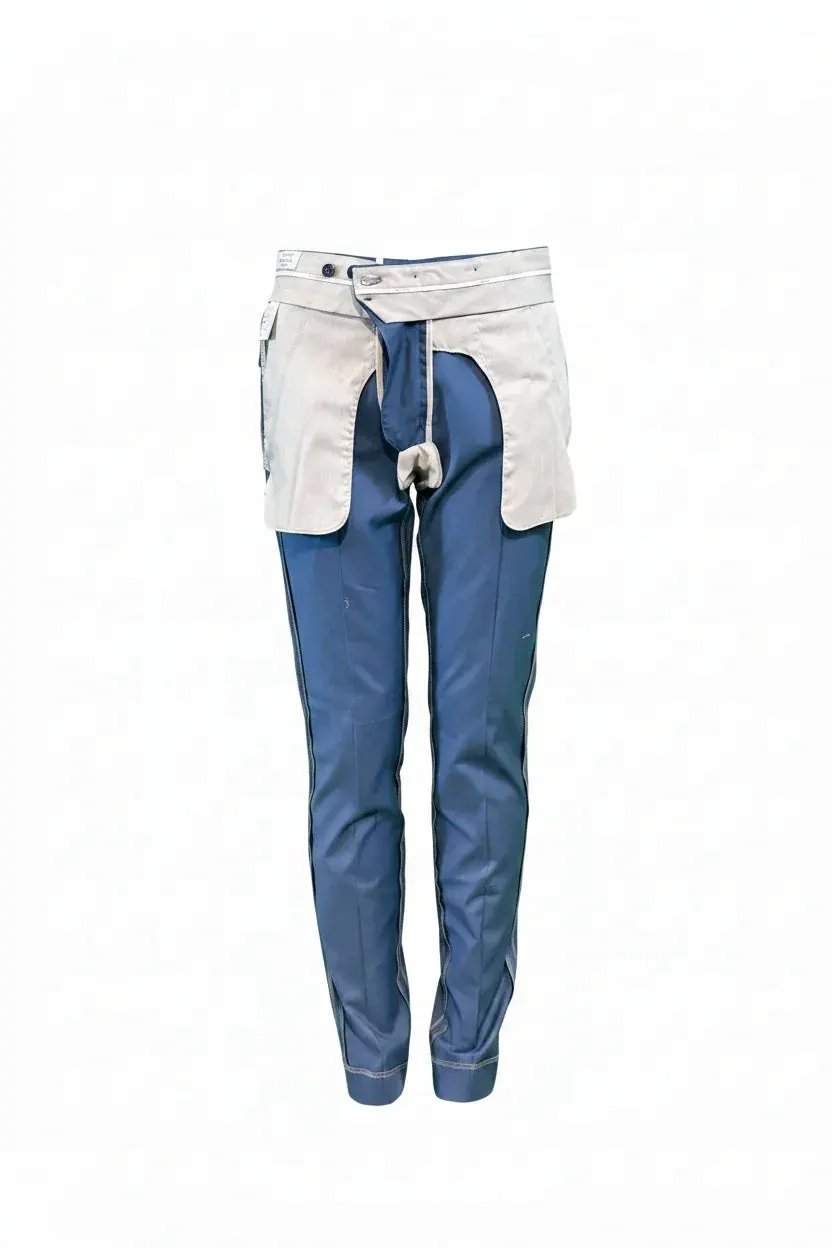 BERWICH MORELLO CRASOSILK INDIGO TROUSER TX AMERICA by BERWICH