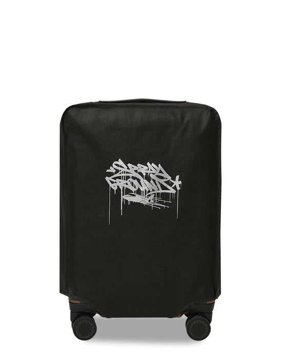 SPRAYGROUND CL257  SUITECASE PEEKING CHARACTER CHECK CARRY ON LUGGAGE - Atelier Fratelli Carbè