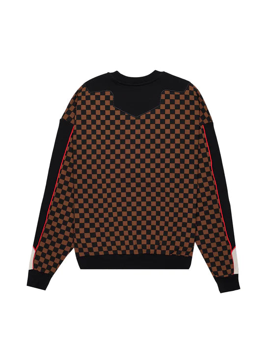 SPRAYGROUND SP691EBRWN  KNIT TRIPLE CREWNECK - Atelier Fratelli Carbè