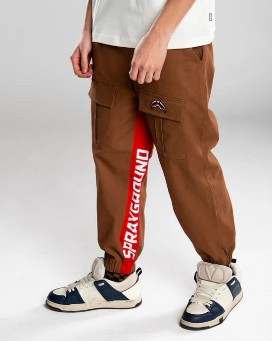 SPRAYGROUND SP814BRWN  PANTS POCKET PANTS BROWN - Atelier Fratelli Carbè