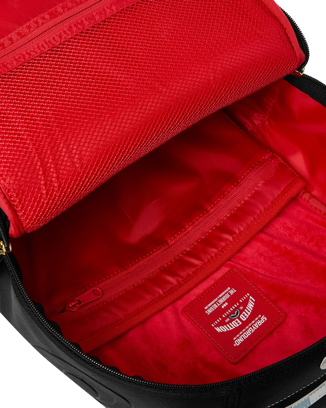 SPRAYGROUND B8758 BACKPACK CREAM CHECK SIDE DRIP BACKPACK