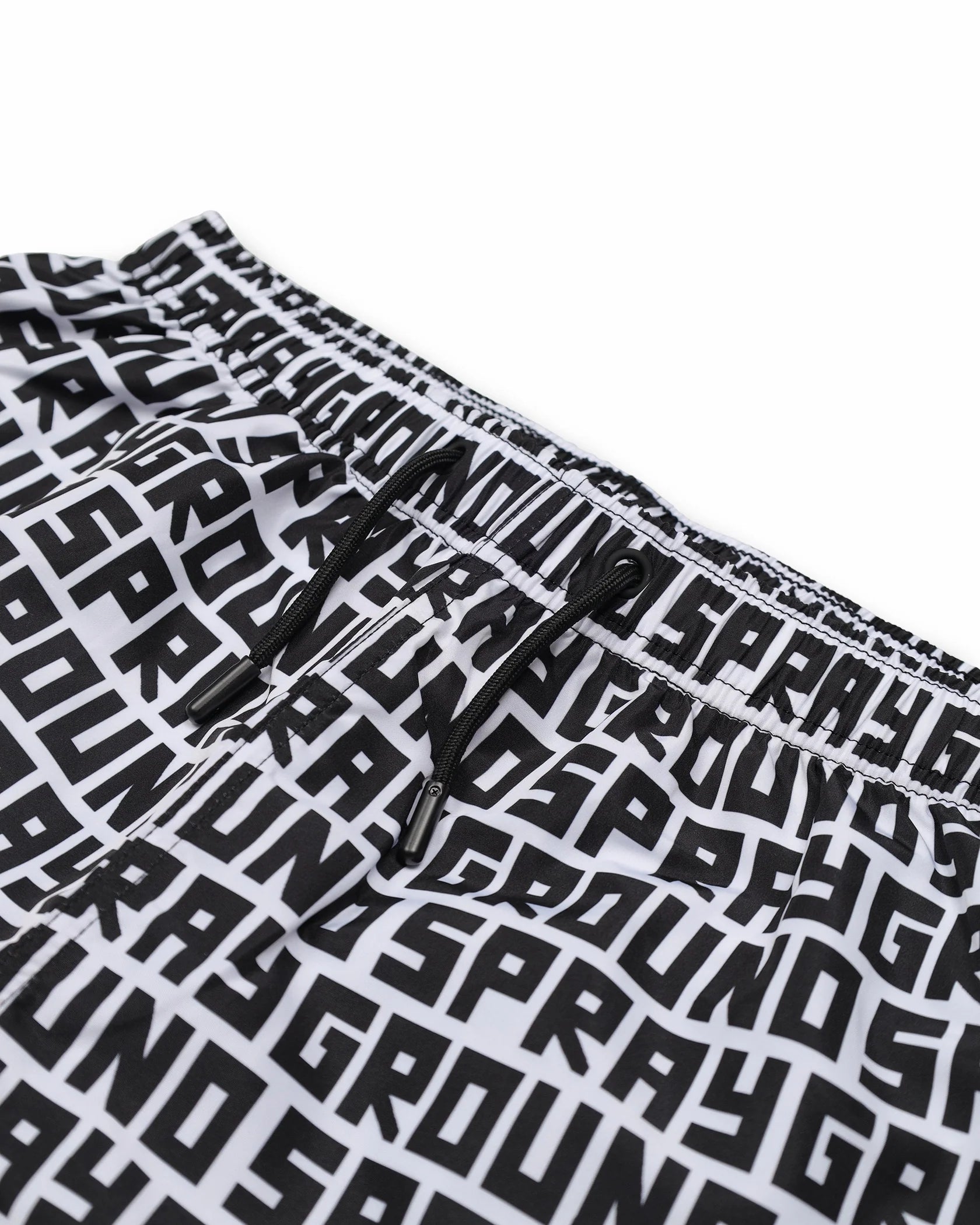 SPRAYGROUND SP917WHT SWIM SUIT SHARK CENTRAL INFINITY SWIM TRUNKS WHT