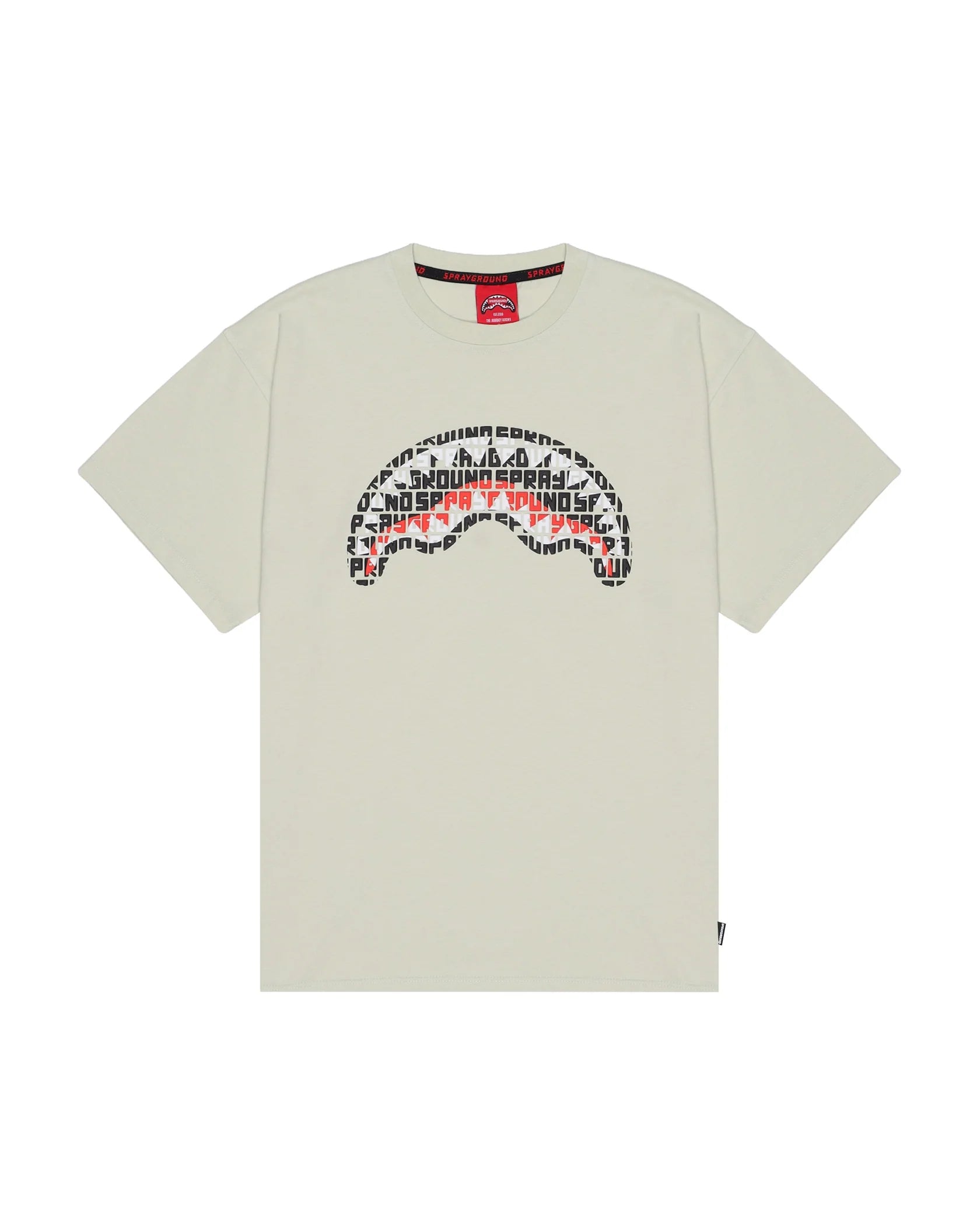 SPRAYGROUND SP858SAGE T-SHIRT INFINITY SHARK REGULAR SAGE