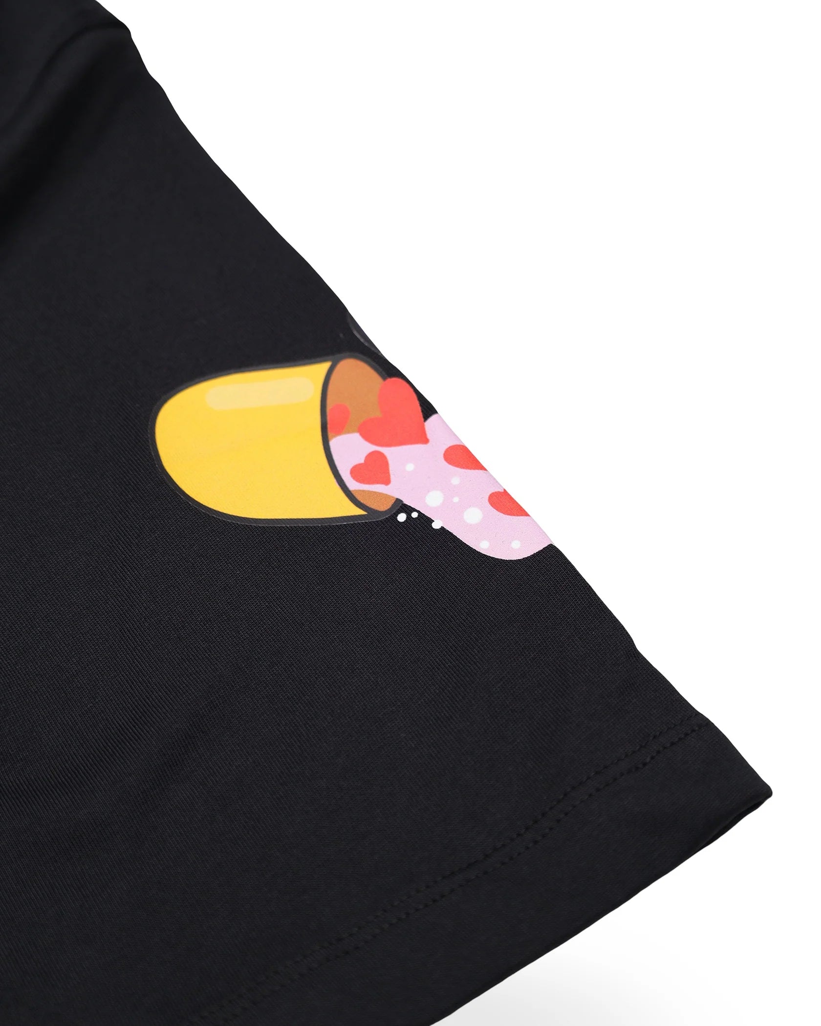 SPRAYGROUND SP861BLK T-SHIRT WTF SKULL VOER T-SHIRT BLK