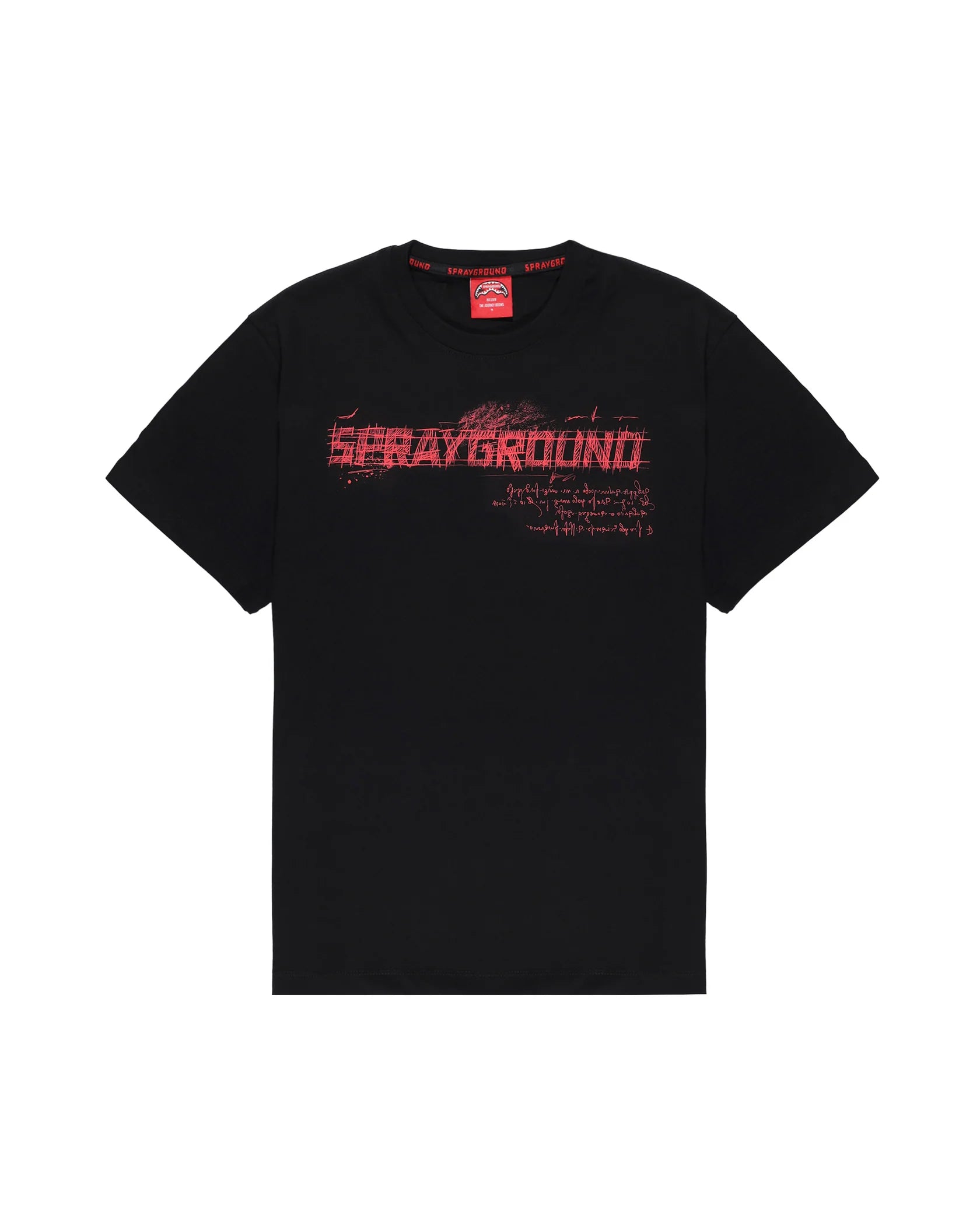 SPRAYGROUND SP869BLK T-SHIRT DIABLO BEAR RENAISSANCE OVER BLK