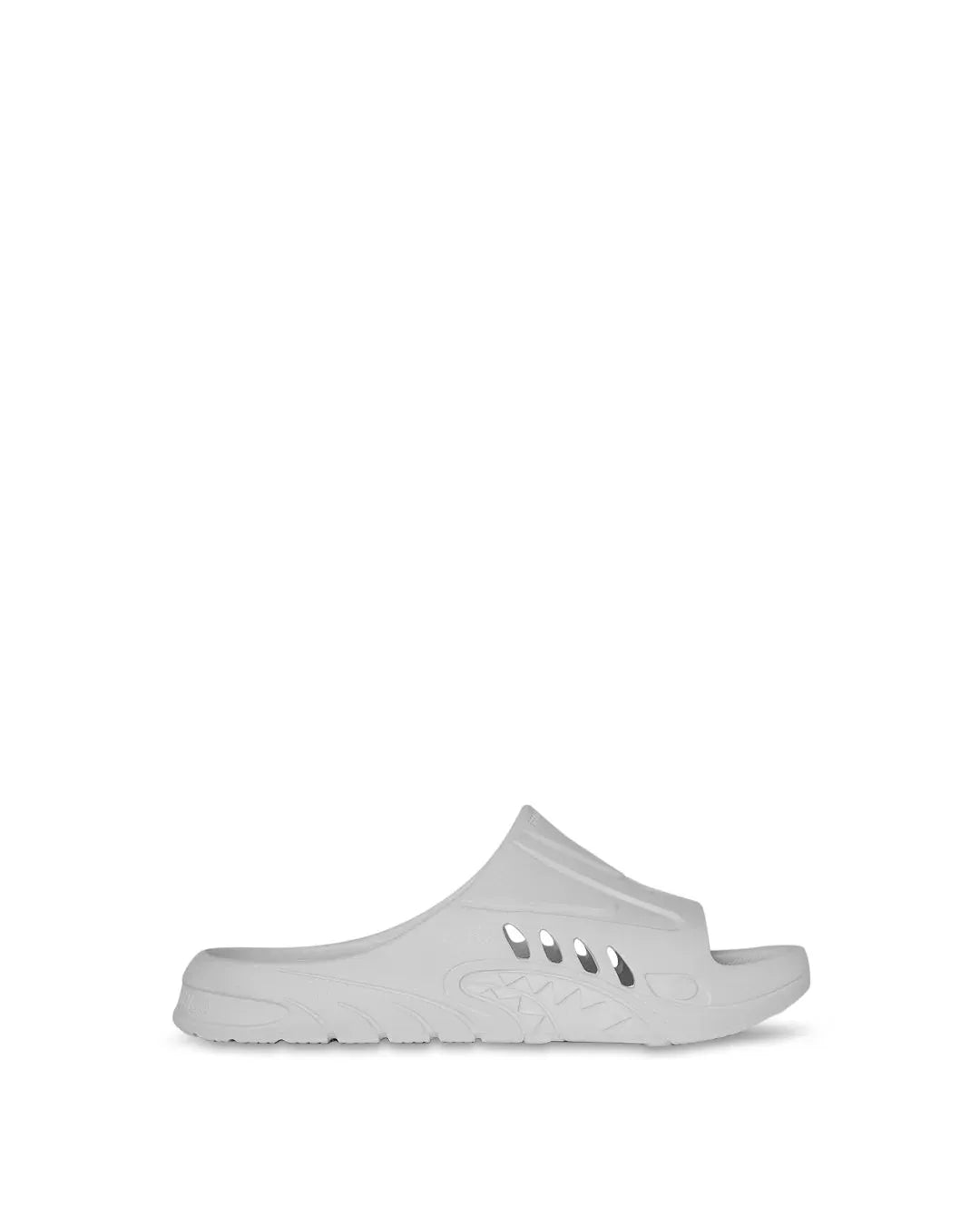SPRAYGROUND 910S005980 SLIDES SHARKSLIDE WHITE by SPRAYGROUND