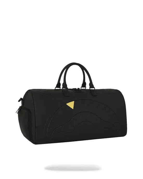 SPRAYGROUND D9381 HANDBAG BLACKED OUT EMBOSSED GOLD TOOTH DUFFLE by SPRAYGROUND
