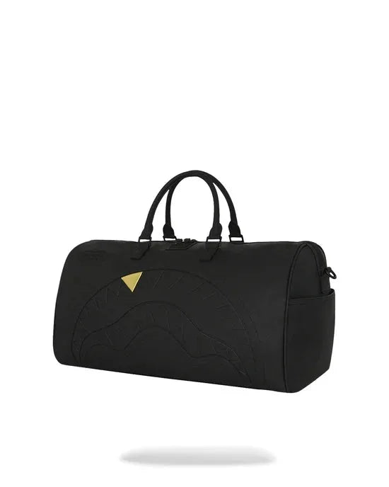 SPRAYGROUND D9381 HANDBAG BLACKED OUT EMBOSSED GOLD TOOTH DUFFLE by SPRAYGROUND