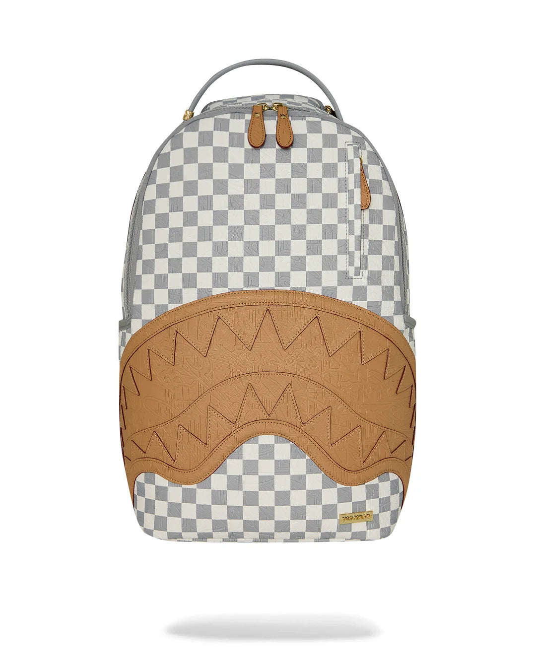 SPRAYGROUND B8593 BACKPACK EMBOSSED CREAM CHECK