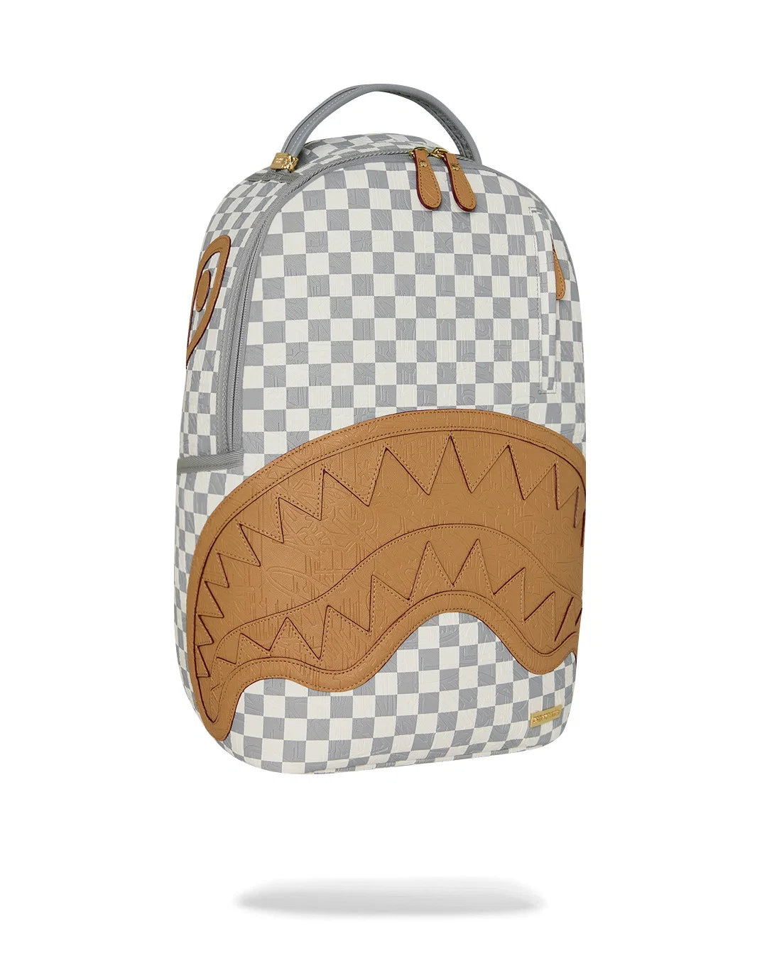 SPRAYGROUND B8593 BACKPACK EMBOSSED CREAM CHECK