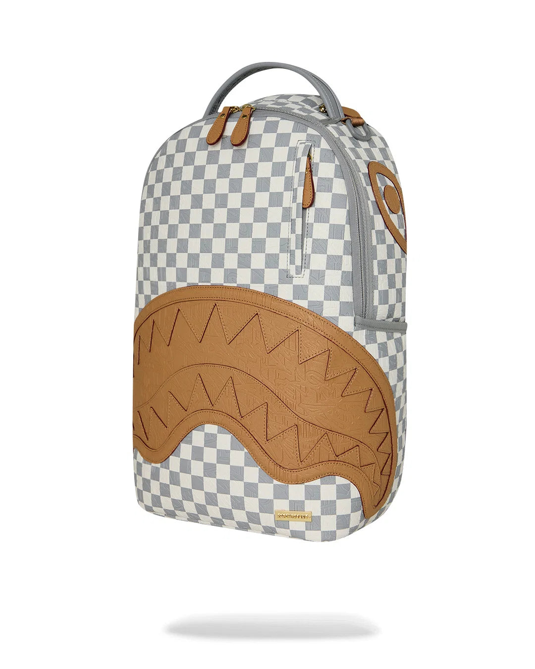 SPRAYGROUND B8593 BACKPACK EMBOSSED CREAM CHECK