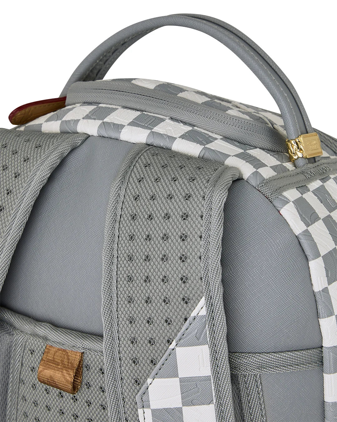 SPRAYGROUND B8593 BACKPACK EMBOSSED CREAM CHECK