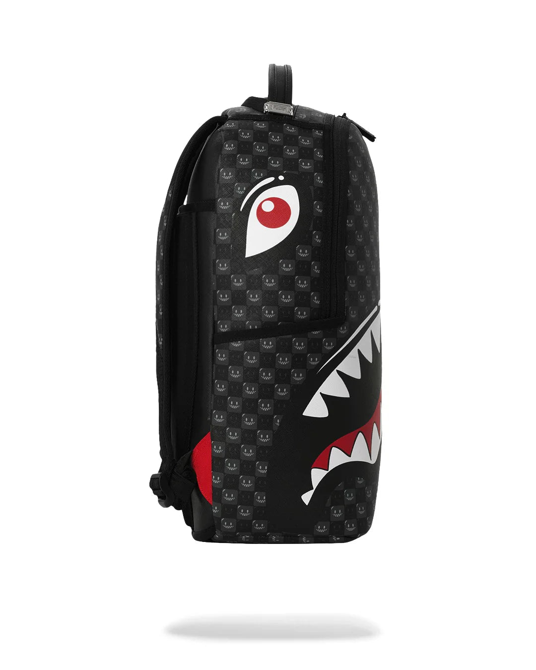 SPRAYGROUND B8633 BACKPACK SHARKS IN PARIS WTF BUBBLY BLACK CHECK BACKPACK