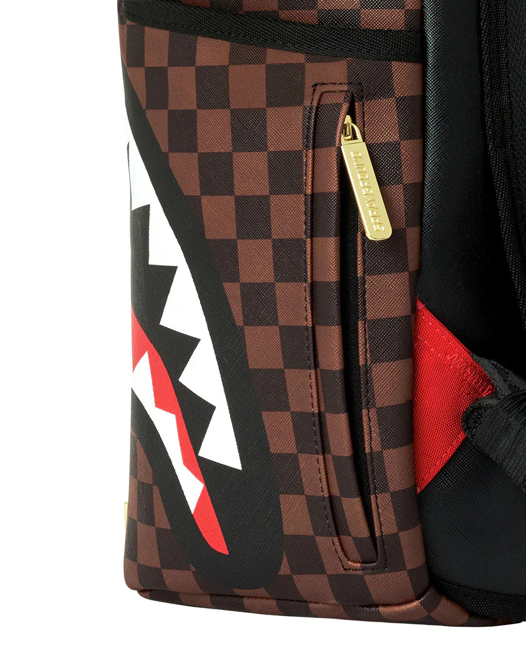 SPRAYGROUND B9250 BACKPACK SHARKS IN PARIS GOLD DRIP BACKPACK