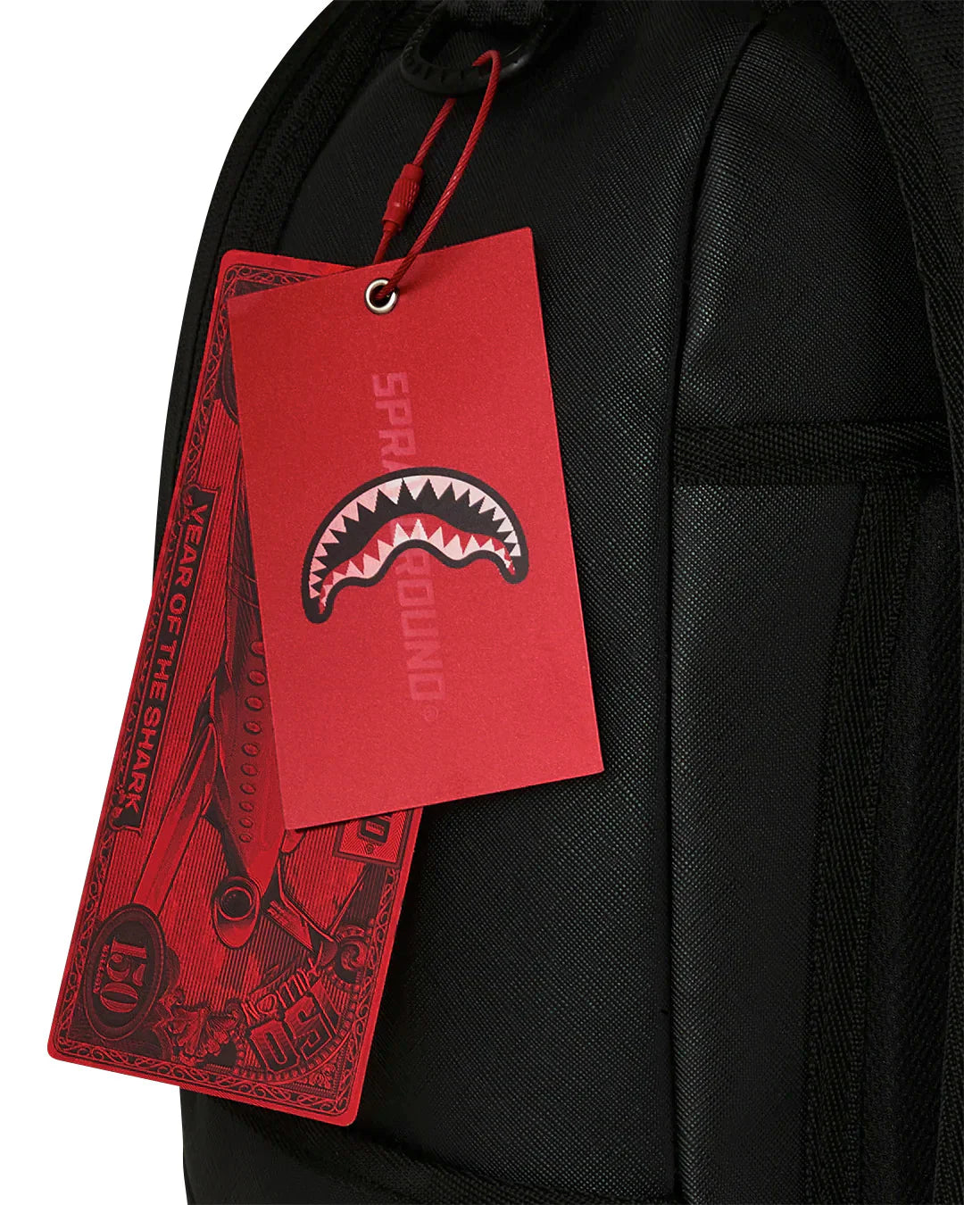 SPRAYGROUND B9325 BACKPACK BLACKED OUT EMBOSSED GOLD TOOTH BACKPACK