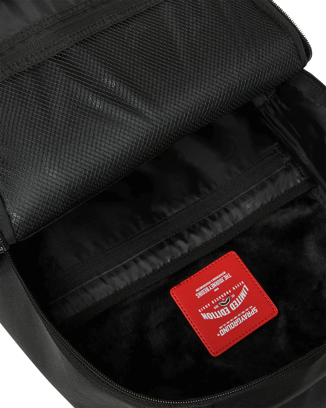SPRAYGROUND B9325 BACKPACK BLACKED OUT EMBOSSED GOLD TOOTH BACKPACK