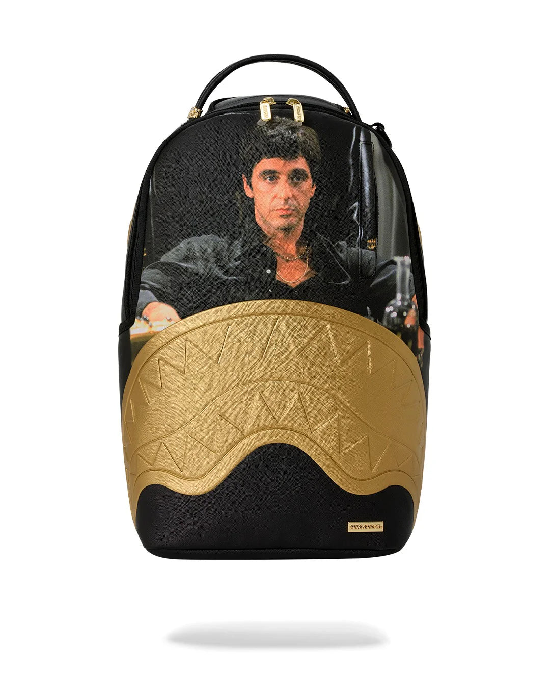 SPRAYGROUND B9555 BACKPACK SCARFACE GOLD EMBOSSED BACKPACK