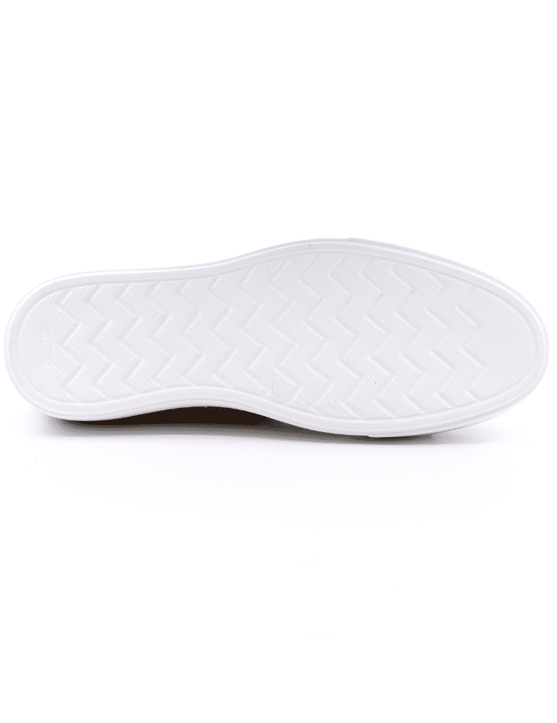Baskets EXTON 565 BURNT en daim perforé