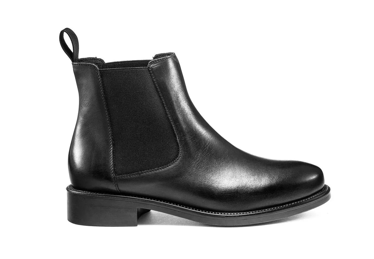 FRAU A98N3 Stivaletto Beatles Pelle Nero - Vista frontale