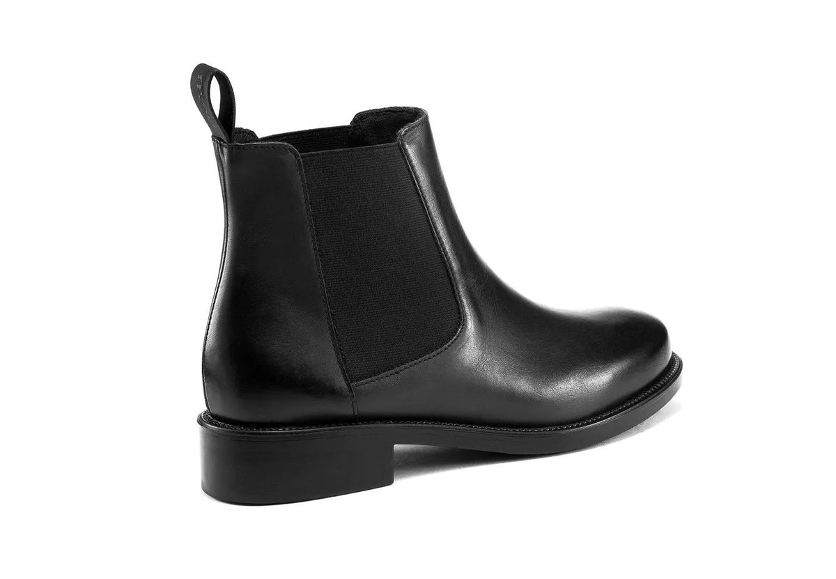 FRAU A98N3 Stivaletto Beatles Pelle Nero - Dettaglio posteriore elastico