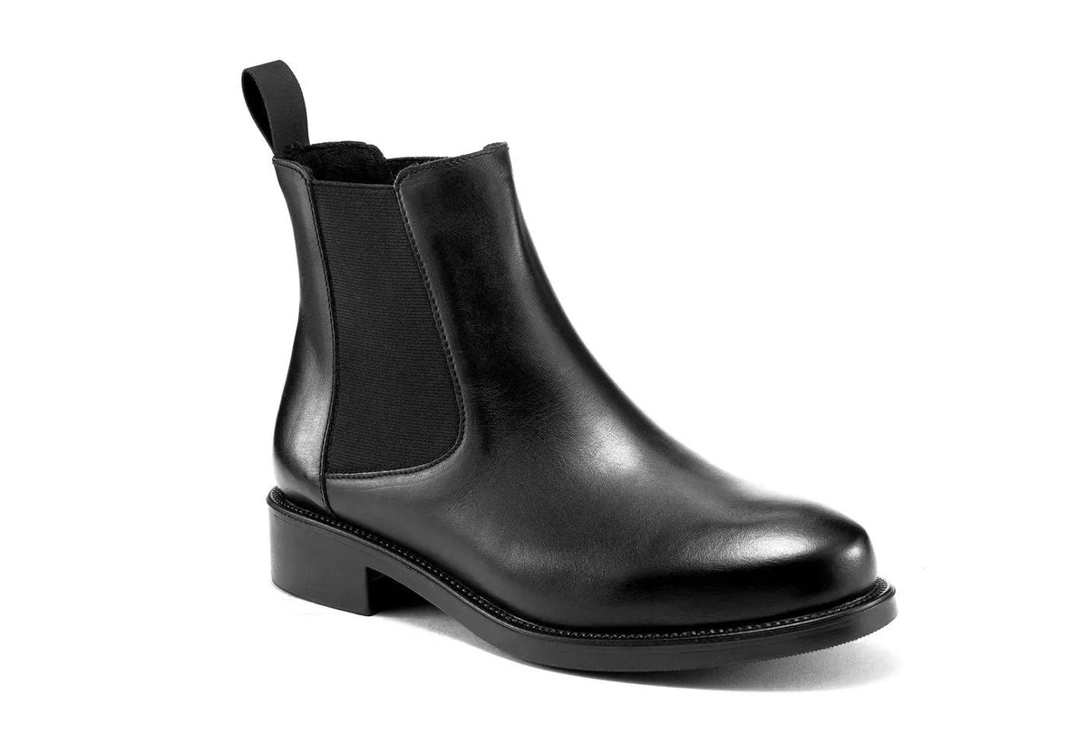 FRAU A98N3 Stivaletto Beatles Pelle Nero - Vista laterale esterna