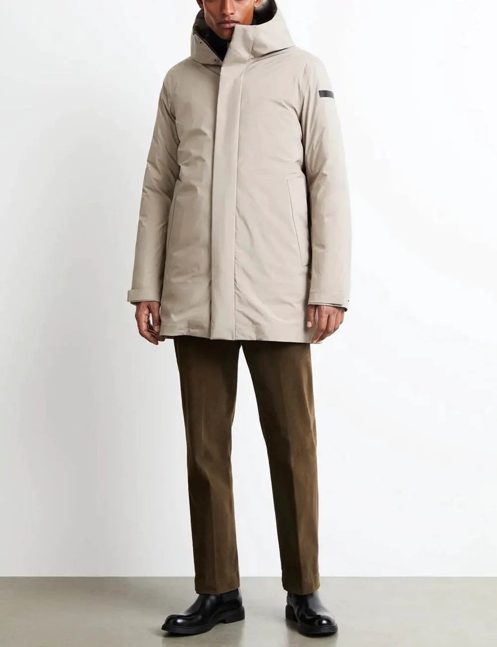 RRD Sing Floating Parka W26093 Blue Black - Dettaglio Chiusura