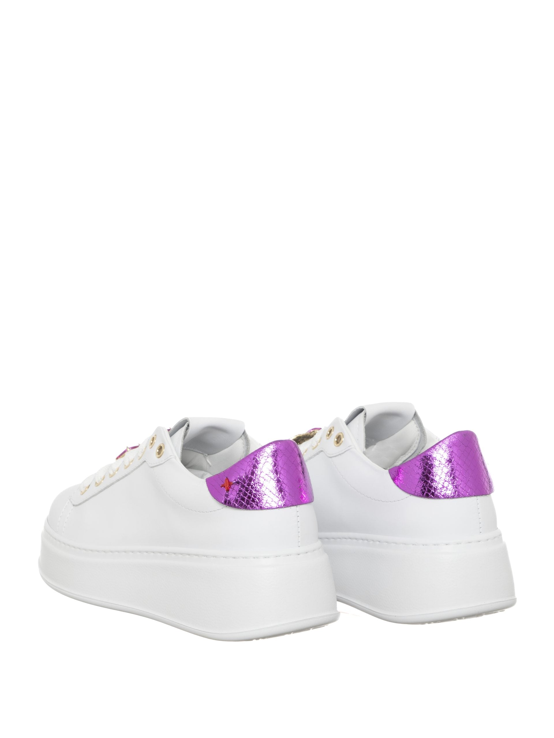 GIO+ PIA308A SNEAKER COMBI WHITE/FUXIA - Atelier Fratelli Carbè