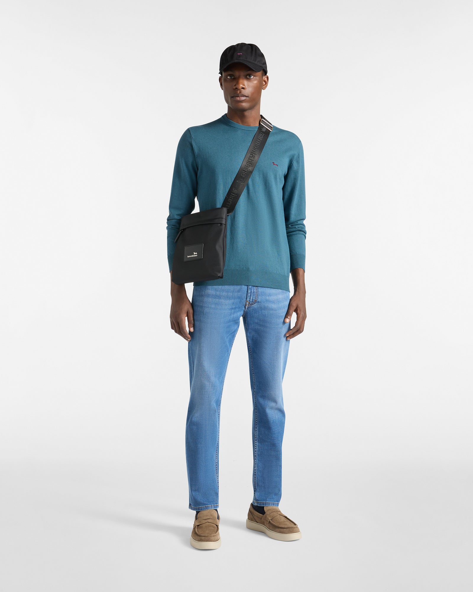 Harmont&Blaine HRP012030788 843 KNIT MAGLIA PARICOLLO CO/WO - Atelier Fratelli Carbè