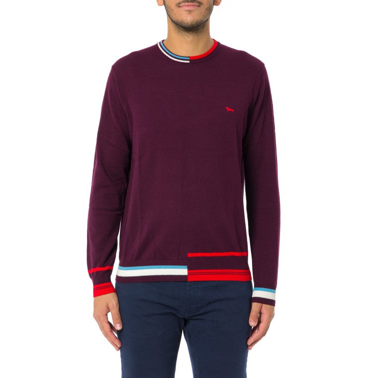 Harmont&Blaine HRP829030788 543 KNIT PARICOLLO DETTAGLI COLOR BLOCK - Atelier Fratelli Carbè