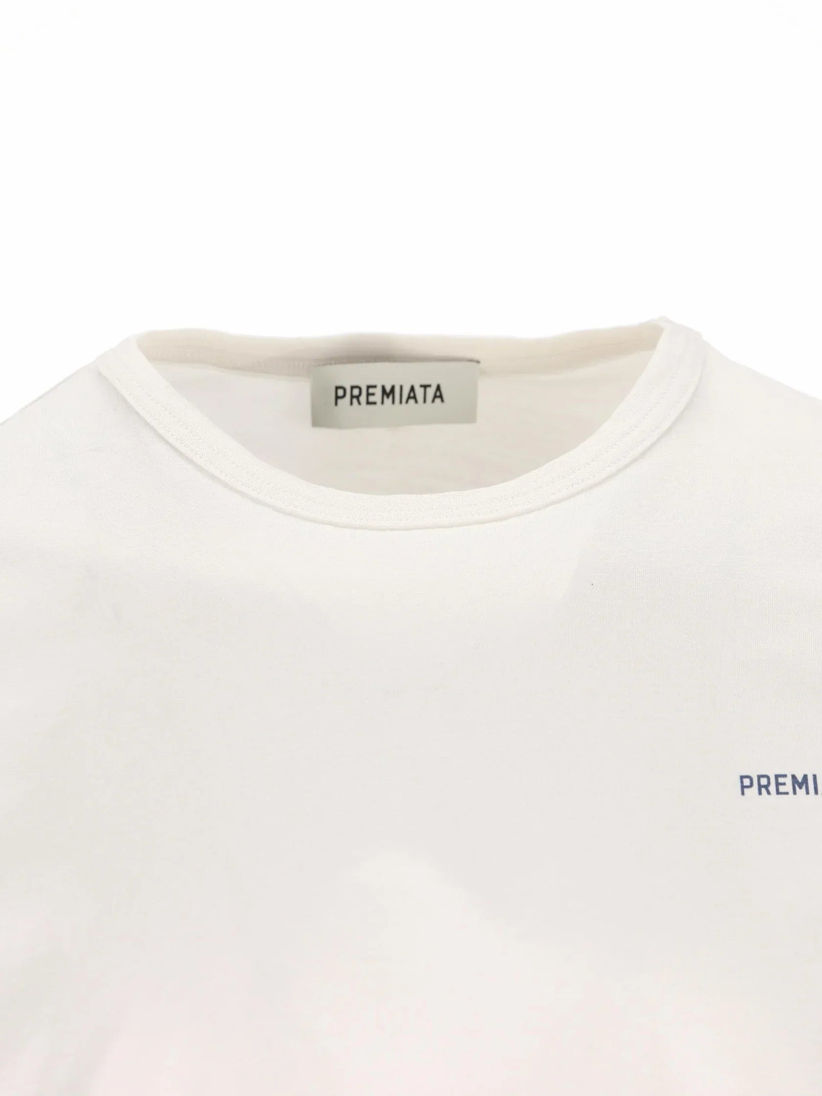 T-shirt bianca uomo Premiata con logo, moda casual Made in Italy